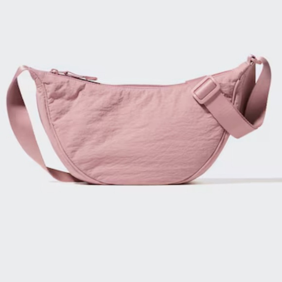 Uniqlo Pink Nylon Mini Shoulder Bag - Picture 1 of 6